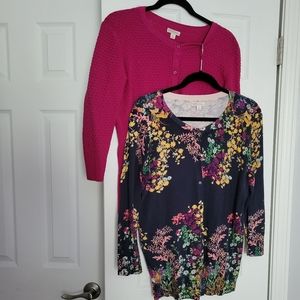 Two Merona Cardigans